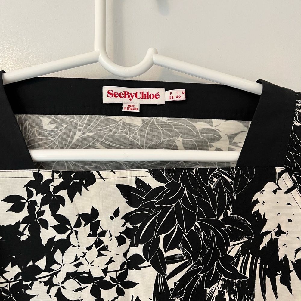 See By Chloe tropical floral boxy top - Picture 6 of 7